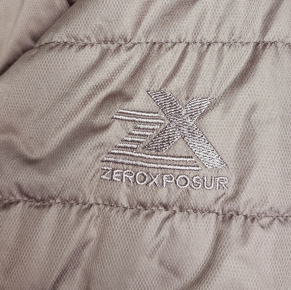 ZEROXPOSUR Reversible Puffer Jacket Super Soft Warm Mauve SMALL - Picture 8 of 16